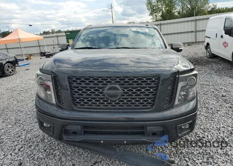 2019 Nissan Titan Platinum Reserve z USA, uszkodzony, nr VIN 1N6AA1E65KN517835